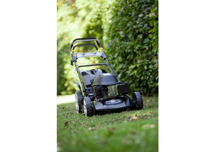 Texas Razor 5155TR/WE, masina de tuns gazonul, benzina, 4.4CP, latime lucru 51cm, pornire electrica, autopropulsata, reglaj central, sac 65 litri [8]