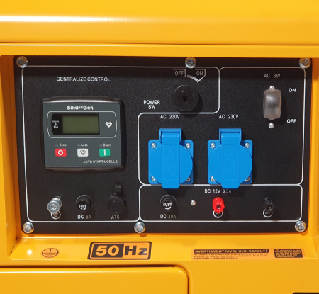 Stager YDE7000TD Generator insonorizat 5kVA, 20A, 3000rpm, monofazat, diesel, pornire electrica [2]