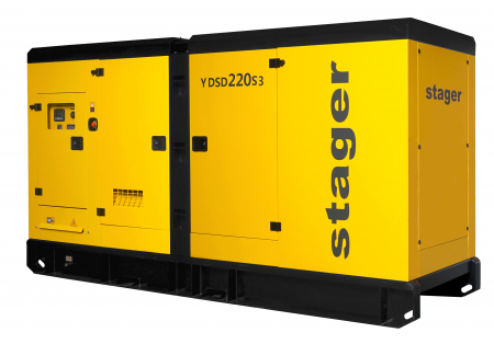 Stager YDSD220S3 Generator insonorizat 220kVA, 289A, 1500rpm, trifazat, diesel [0]