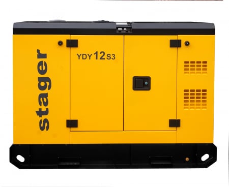 Stager YDY12S3 Generator insonorizat 12kVA, 16A, 1500rpm, trifazat, diesel [1]