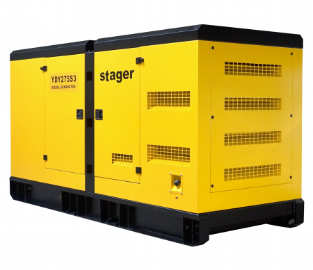 Generatoare industriale - Stager YDY275S3 Generator insonorizat 275kVA, 361A, 1500rpm, trifazat, diesel