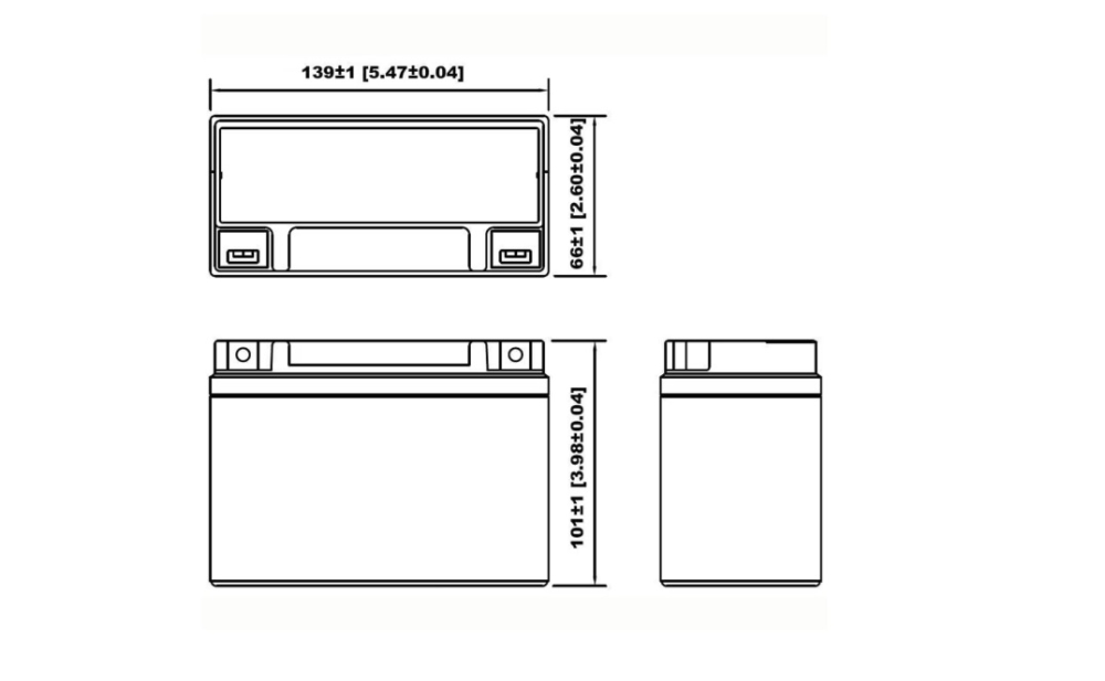 Baterie utilaje generator , motocultor , freza zapada AGM 12V 6.5Ah, Yucell YS12-6,5L [2]