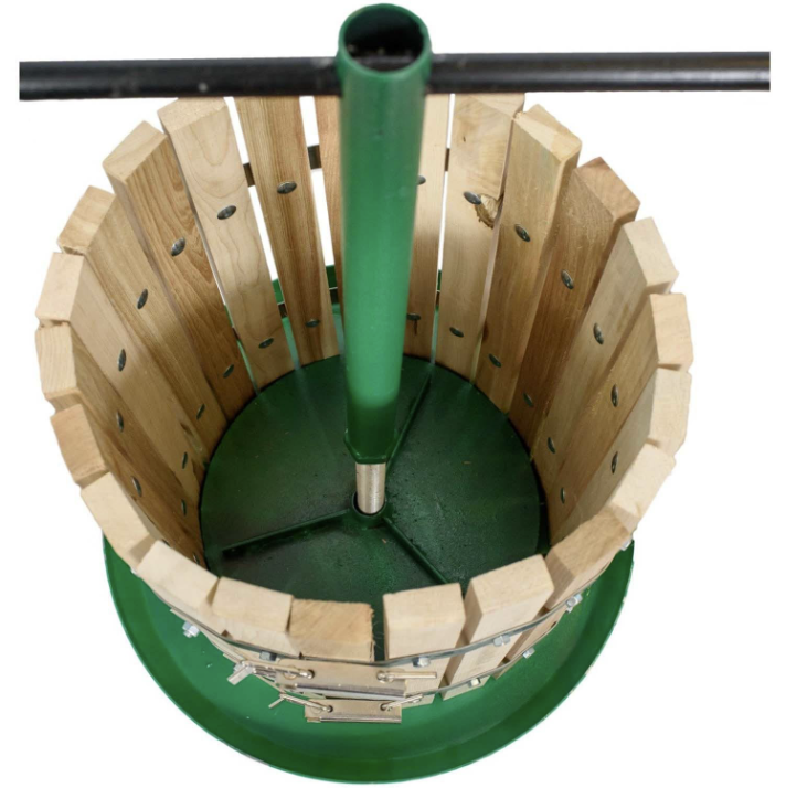 Teasc / presa din lemn pentru zdrobit struguri fructe 40 L Lider Premium [4]