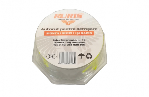 Consumabile motocoase - Autocut metalic pentru defrisare Ruris psp-a005, 2.4 mm diametru fir