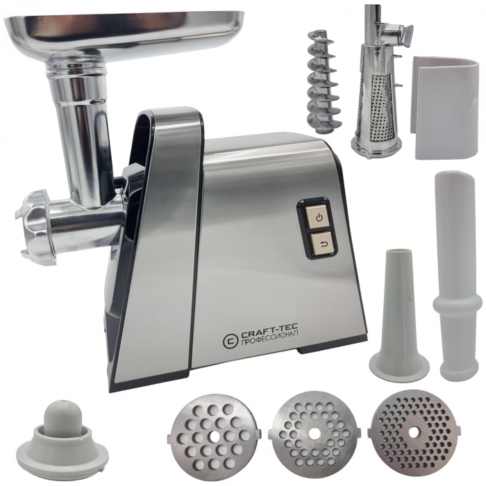 Masina electrica de tocat carne Craft-Tec MX711, 3500W, Inox [0]