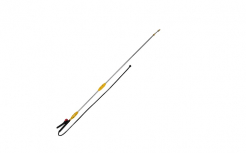 Set Lance / Tija telescopica / extensibila din inox, maner ergonomic din plastic pentru stropit pomi, copaci de livada Pandora din INOX 280 cm, duza cupru [1]
