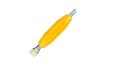 Set Lance / Tija telescopica / extensibila din inox, maner ergonomic din plastic pentru stropit pomi, copaci de livada Pandora din INOX 280 cm, duza cupru [3]