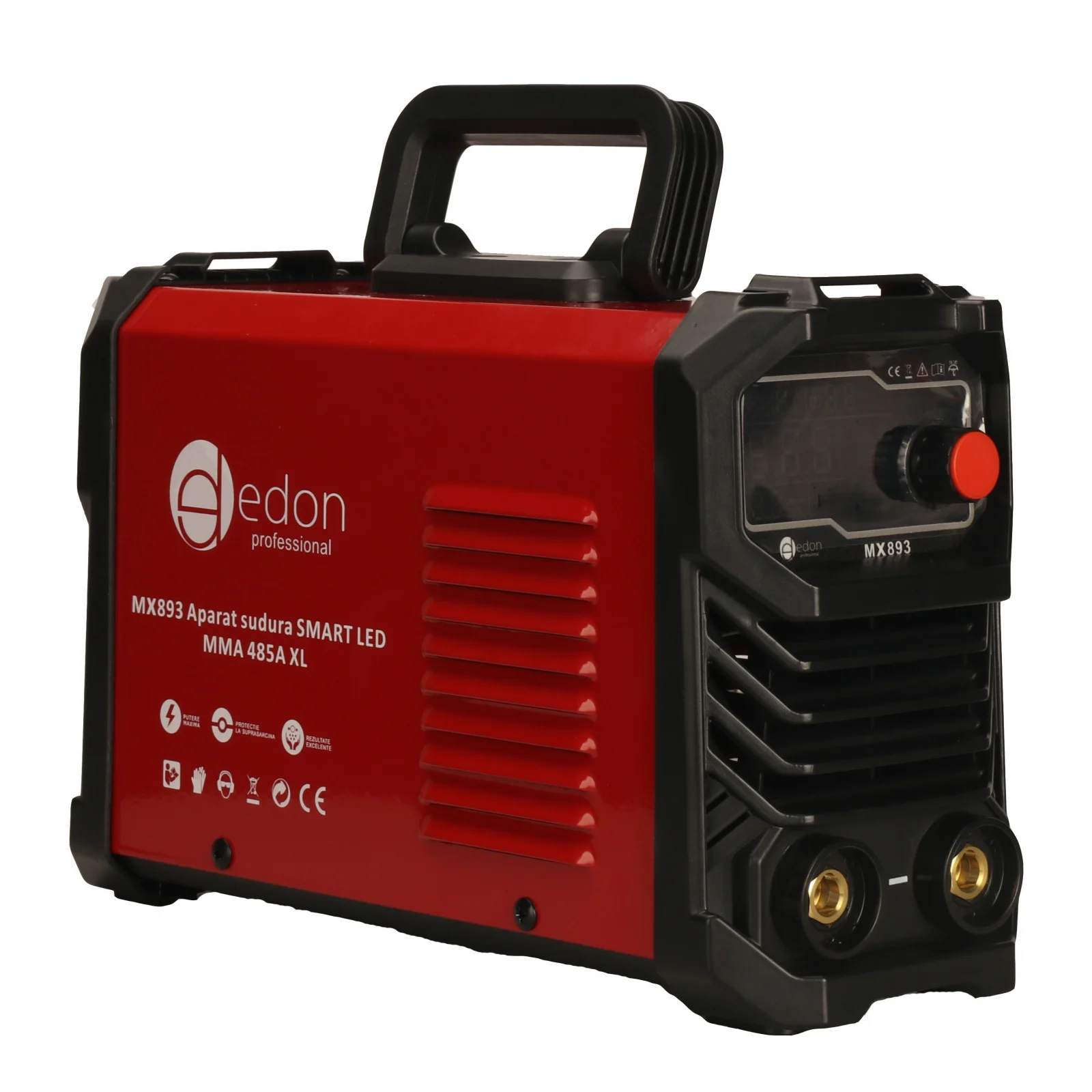 Aparat de sudura - *Super pret* Invertor de sudura 485 A, EDON XL MMA, electrod 1.6 - 5 mm, Hot Start, Arc Forta, Anti - Stick, cabluri 3M
