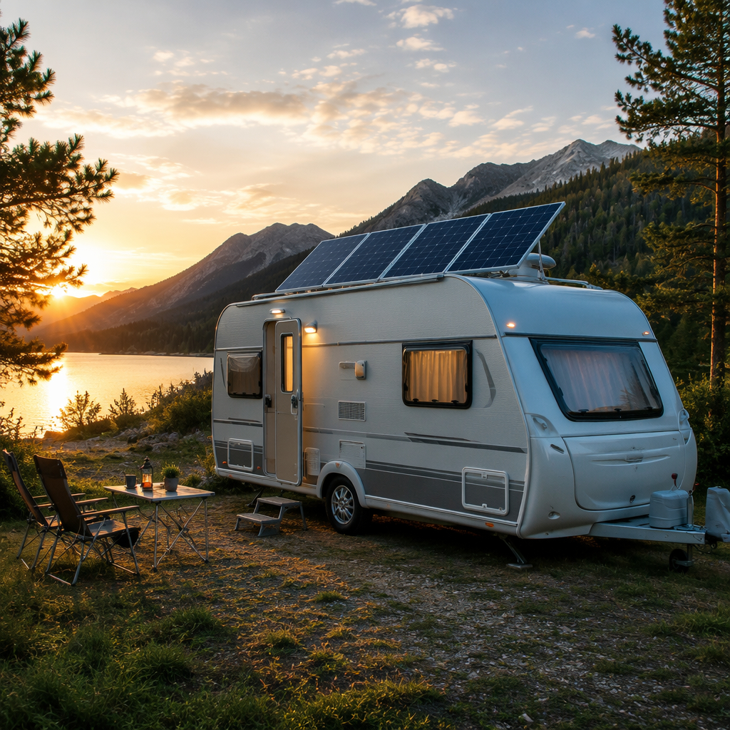 Energia solară în călătorii: avantajele unui kit solar pentru rulotă bine configurat