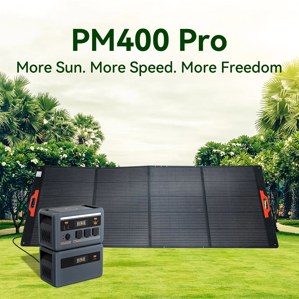 Panou Solar Portabil Pliabil 400W, Oscal PM400 Pro, Monocristalin, ETFE, IP67 [3]