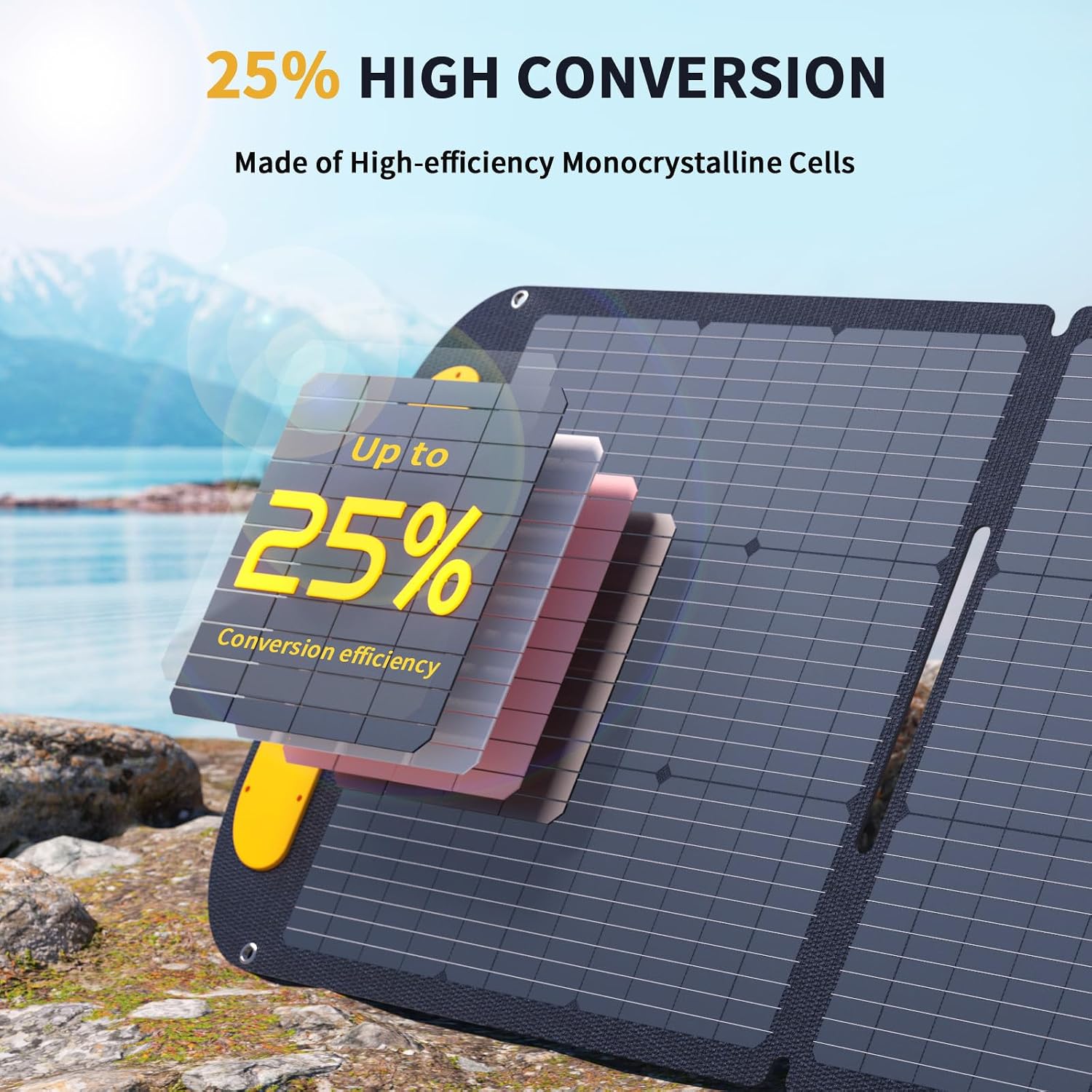 Panou solar portabil VTOMAN VS200 de 200 W [5]