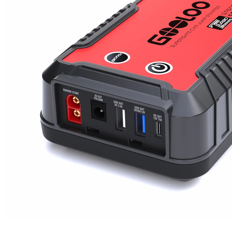 Booster auto GOOLOO GT6000, 6000 A, 27.000 mAh, cu încărcare rapidă 100 W [8]