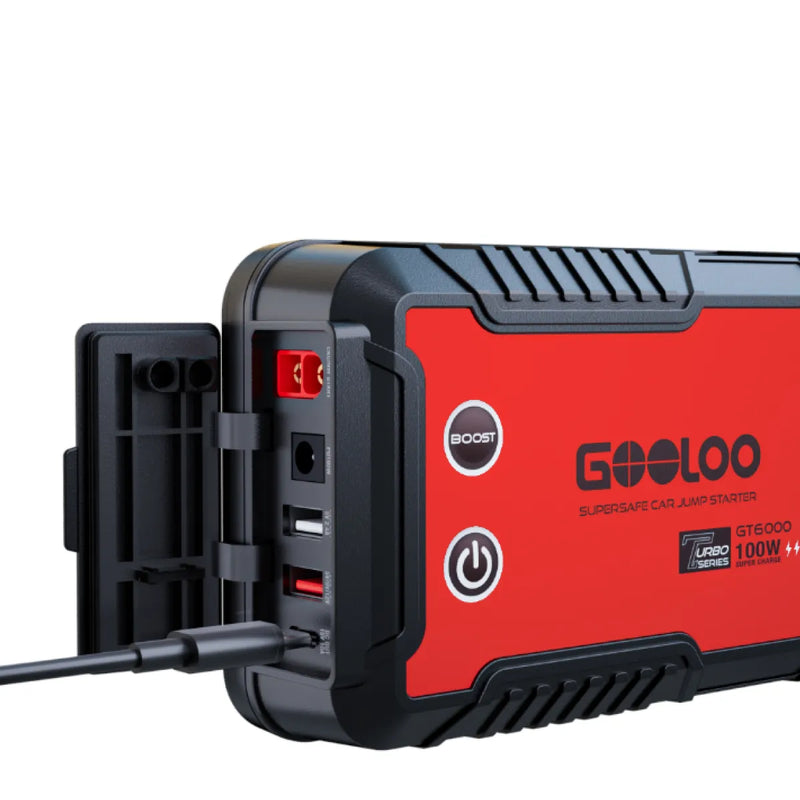 Booster auto GOOLOO GT6000, 6000 A, 27.000 mAh, cu încărcare rapidă 100 W [7]
