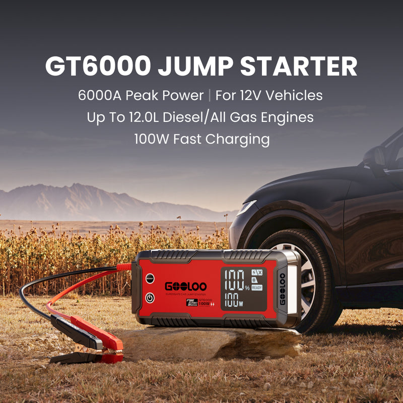 Booster auto GOOLOO GT6000, 6000 A, 27.000 mAh, cu încărcare rapidă 100 W [3]