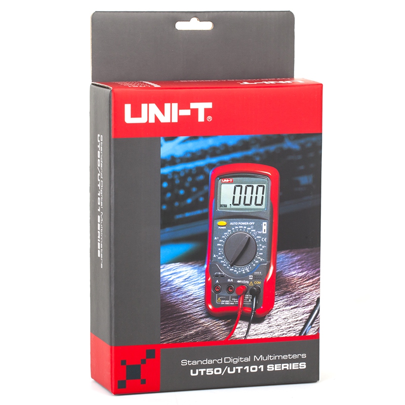 Multimetru Digital Uni-T UT52, Capacitate 20µF, Tensiune, Curent, Rezistenta, hFE Tranzistori, Testare Diode [5]