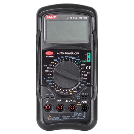 Multimetre Portabile - Multimetru digital Uni-T UT55 cu temperatura si frecventa