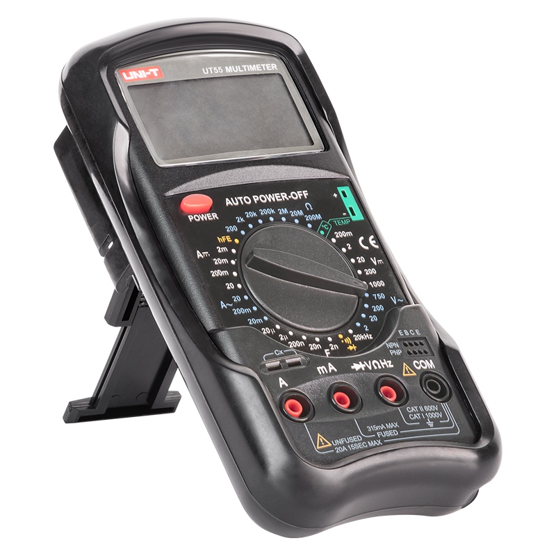 Multimetru Digital Uni-T UT55, Temperatura 1000°C, Frecventa 20kHz, Capacitate, Oprire Automata, Testare Diode [3]