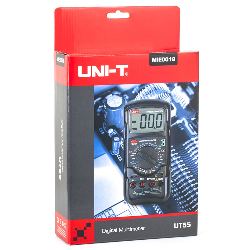 Multimetru Digital Uni-T UT55, Temperatura 1000°C, Frecventa 20kHz, Capacitate, Oprire Automata, Testare Diode [5]