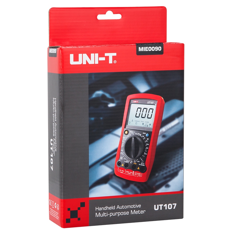 Multimetru Digital Uni-T UT107, Masurare RPM si Unghi Dwell, Temperatura 1000°C, Tensiune DC/AC, Curent, Rezistenta [5]