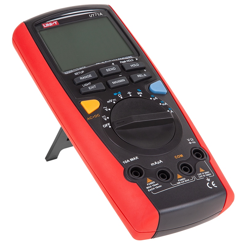 Multimetru Digital Uni-T UT71A, True RMS, USB, Autoscalare, Capacitate, Frecventa, Masurare Relativa, Iluminare Fundal [3]