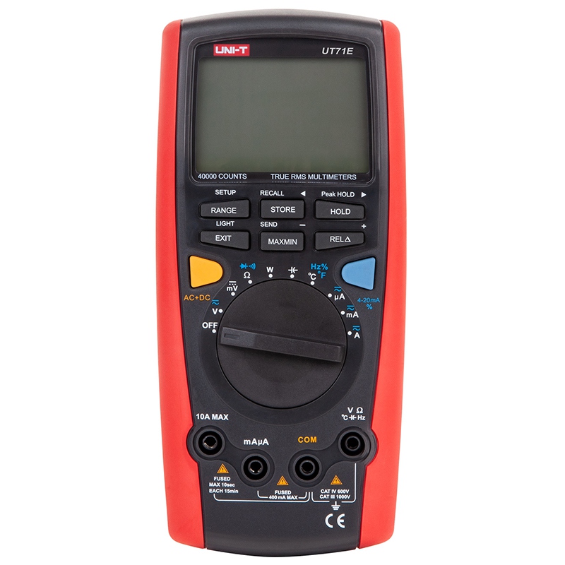 Multimetru Digital Uni-T UT71E, True RMS, USB, Autoscalare, Temperatura 1000°C, Masurare Putere 2500W, Frecventa [1]