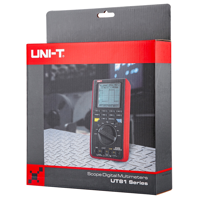 Multimetru Digital Uni-T UT81B, Functie Osciloscop, USB, Capacitate, Frecventa 10MHz, Memorie 10 Ecrane, Iluminare [9]
