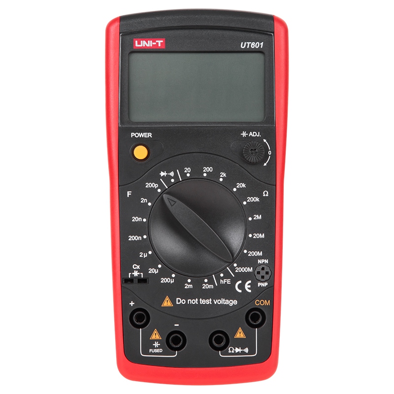 Multimetru Digital Uni-T UT601, Capacitate 20mF, Rezistenta 2000MOhm, hFE Tranzistori, Testare Diode, Continuitate [1]