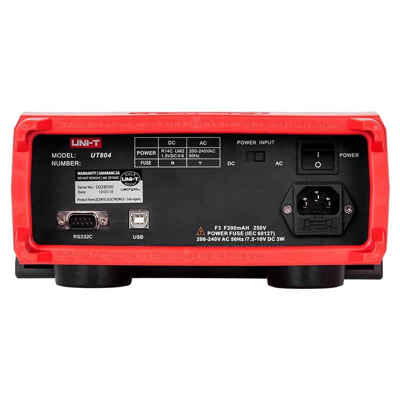Multimetru Laborator Uni-T UT804, True RMS, Temperatura 1000°C, Autoscalare, Data Logging, Peak Hold, Frecventa 100kHz [5]