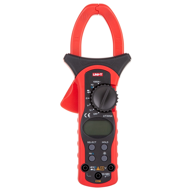 Clampmetru Digital Uni-T UT205A, Autoscalare, Frecventa 10MHz, Curent AC 1000A, Tensiune DC/AC 600V, Factor Umplere [1]