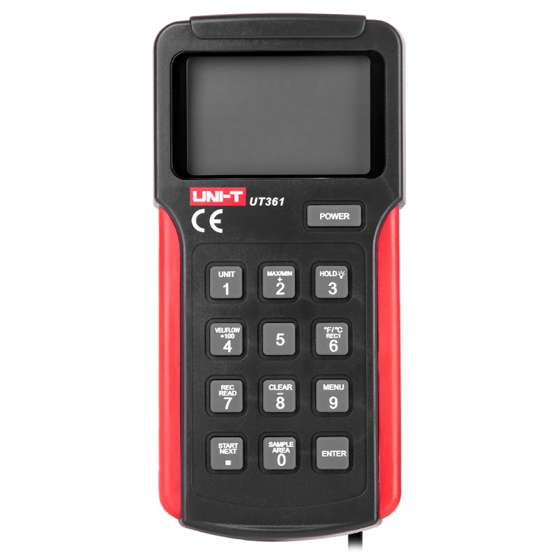 Anemometru Digital Uni-T UT361, Viteza Vant 8 Unitati, Temperatura, Memorie 2044 Inregistrari [1]