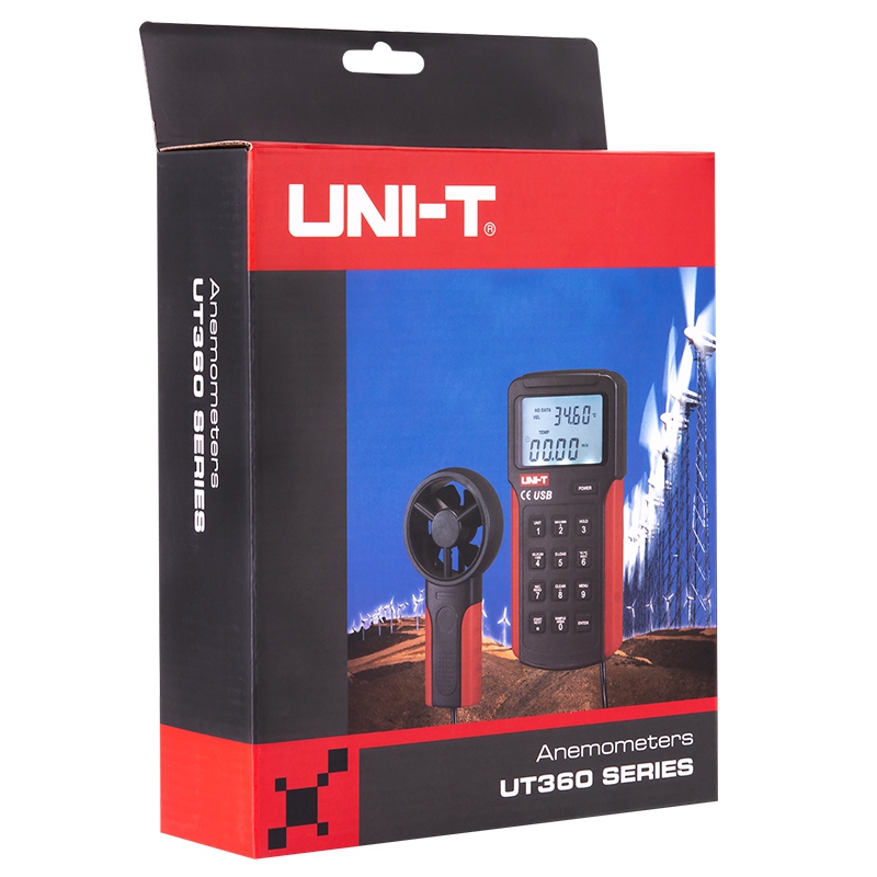 Anemometru Digital Uni-T UT361, Viteza Vant 8 Unitati, Temperatura, Memorie 2044 Inregistrari [5]