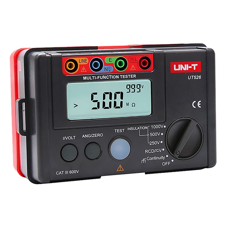 Tester Rezistenta Izolatie Uni-T UT526, Rezistenta Izolatie, Curent Rezidual RCD, Tensiune AC/DC, Design Modern [3]