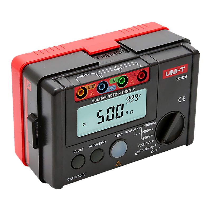 Tester Rezistenta Izolatie Uni-T UT526, Rezistenta Izolatie, Curent Rezidual RCD, Tensiune AC/DC, Design Modern [5]