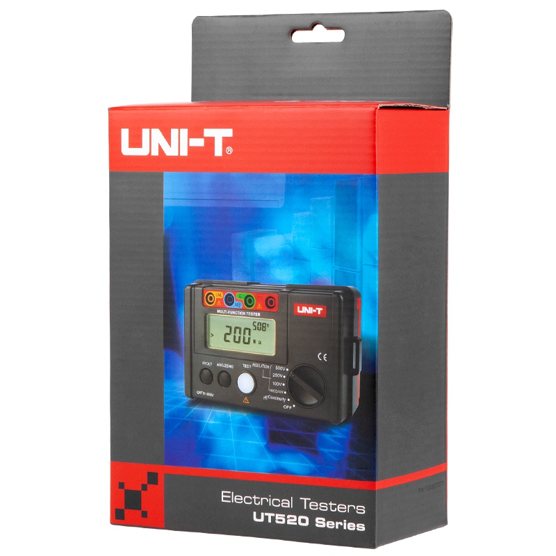 Tester Rezistenta Izolatie Uni-T UT526, Rezistenta Izolatie, Curent Rezidual RCD, Tensiune AC/DC, Design Modern [7]