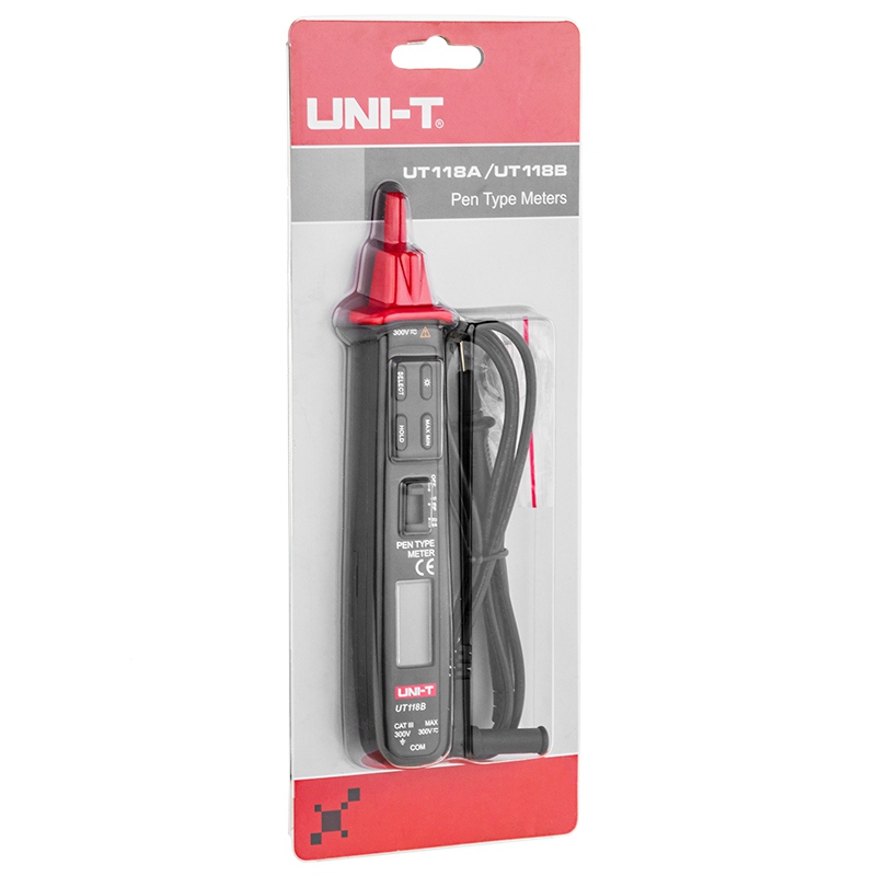 Multimetru Digital Uni-T UT118B, Tip Creion, Autoscalare, Capacitate 3mF, Detectie Tensiune 220V, LED Iluminare [4]