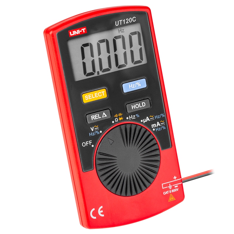 Multimetru Digital Uni-T UT120C, Capacitate 100µF, Frecventa 10MHz, Tensiune DC/AC, Curent, Rezistenta, Continuitate [2]