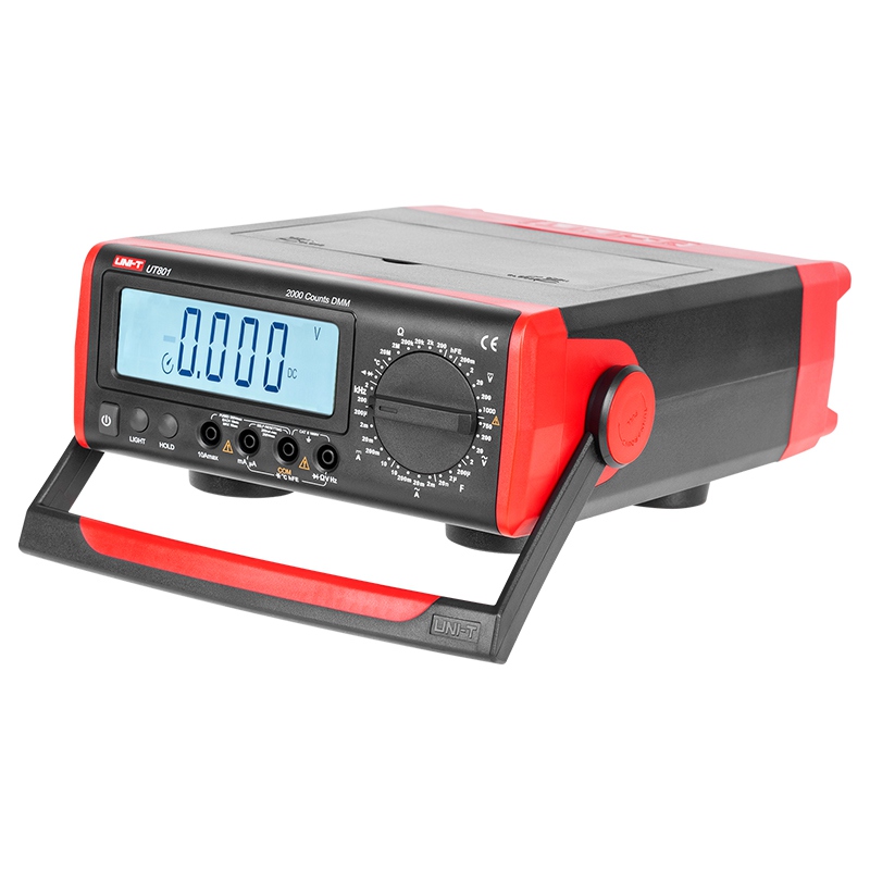 Multimetru Laborator Uni-T UT801C, Temperatura 1000°C, Frecventa 200kHz, Capacitate 200µF, Buzzer, Iluminare Fundal [2]