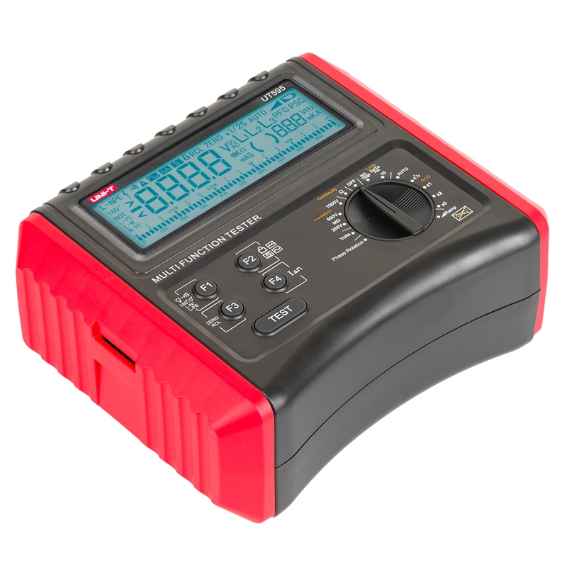 Tester Rezistenta Izolatie Uni-T UT595, 250V-1000V Test, RCD 10-500mA, Succesiune Faze, Impedanta, Tensiune AC/DC 440V [2]