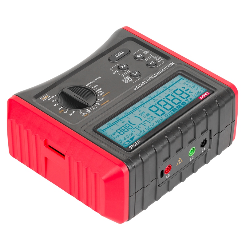 Tester Rezistenta Izolatie Uni-T UT595, 250V-1000V Test, RCD 10-500mA, Succesiune Faze, Impedanta, Tensiune AC/DC 440V [3]