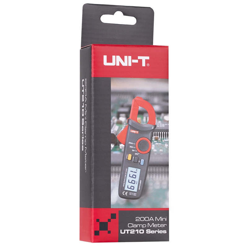 Clampmetru Digital Uni-T UT210B, 200A AC/DC, Autoscalare, Iluminare Fundal, Oprire Automata, Compact [4]