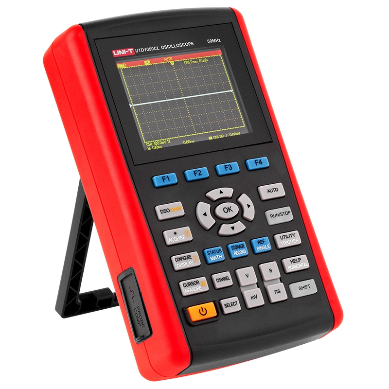 Osciloscop Digital Uni-T UTD1050CL, 50MHz, 200MSa/s, Multimetru Integrat, Mini USB [4]
