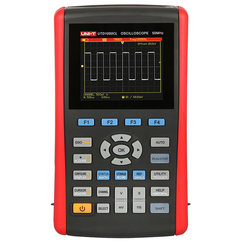 Osciloscop Digital Uni-T UTD1050CL, 50MHz, 200MSa/s, Multimetru Integrat, Mini USB [8]