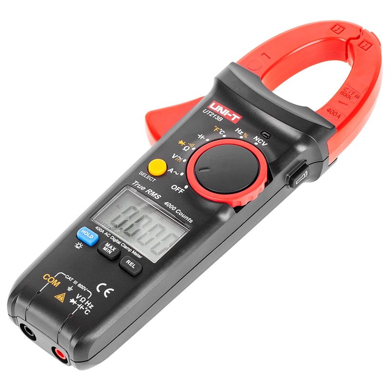 Clampmetru Digital Uni-T UT213B, True RMS, Temperatura 1000°C, 400A AC, NCV, Masurare Relativa, Oprire Automata [3]