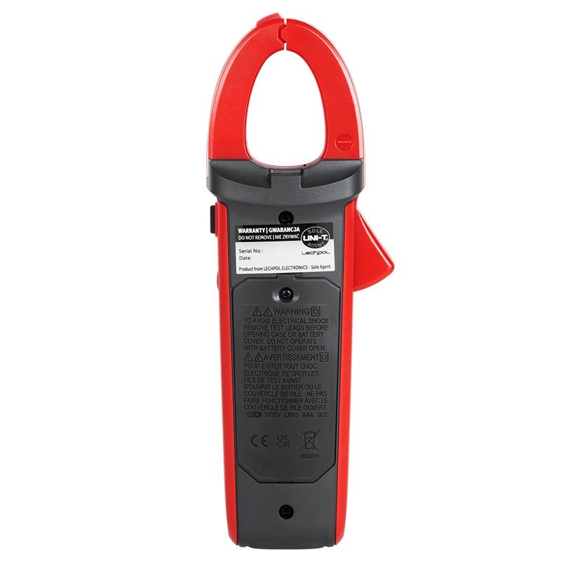 Clampmetru Digital Uni-T UT216C, 600A AC/DC, True RMS, Temperatura 1000°C, Frecventa 1MHz, Capacitate, NCV [2]