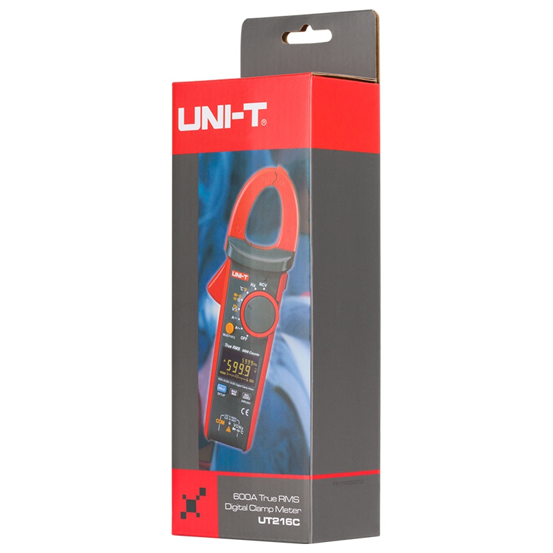 Clampmetru Digital Uni-T UT216C, 600A AC/DC, True RMS, Temperatura 1000°C, Frecventa 1MHz, Capacitate, NCV [7]