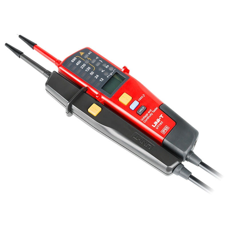 Multimetru Digital Uni-T UT18C, Detectie Tensiune AC/DC 690V, Succesiune Faze, Test RCD, IP65, Buzzer si LED [2]