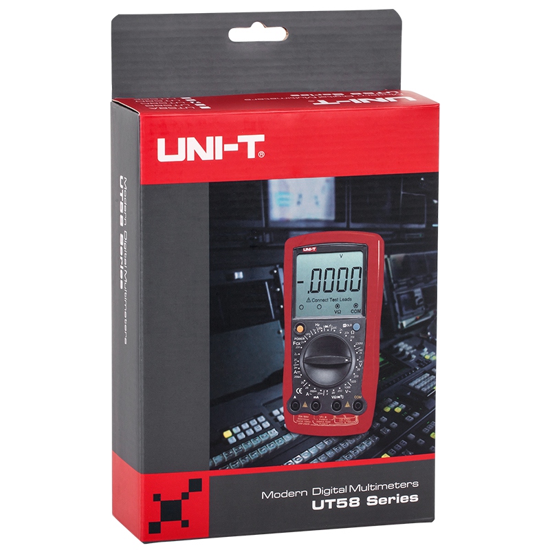 Multimetru Digital Uni-T UT58A, Capacitate 100µF, Tensiune DC/AC, Curent, Rezistenta, Oprire Automata, Continuitate [5]