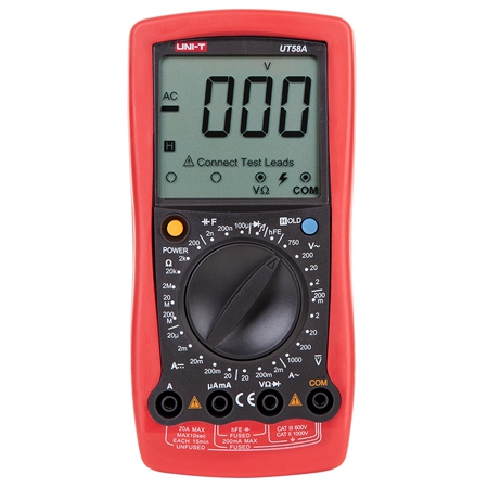 Multimetre Portabile - Multimetru digital Uni-T UT58A cu capacitate