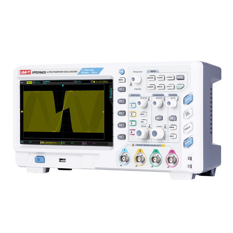 Osciloscop Digital Uni-T UPO2104CS, 4 Canale, 100MHz, Ultra Phosphor, USB LAN, 28Mpts [1]