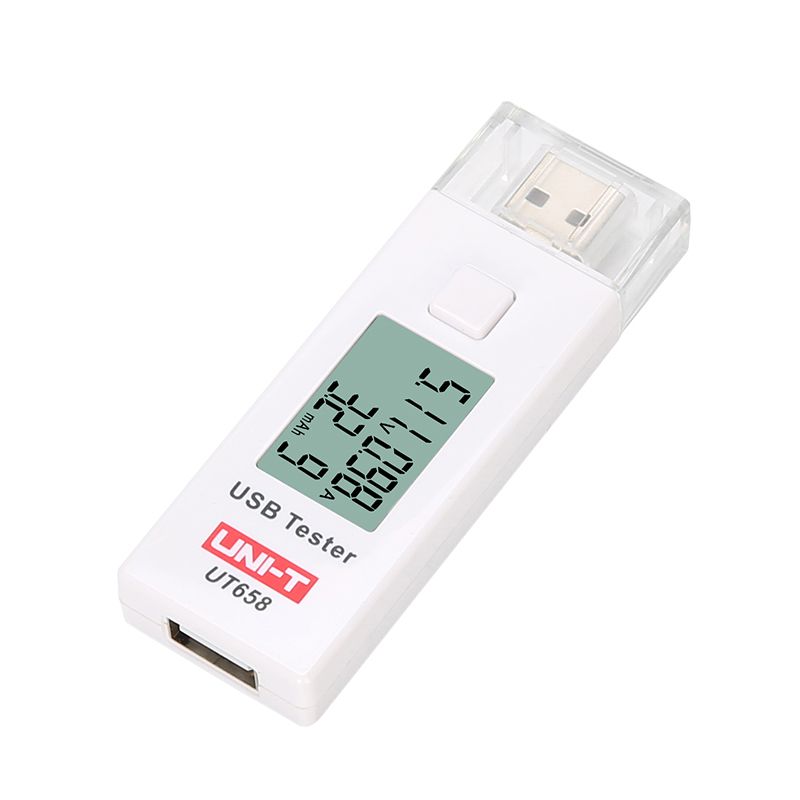 Tester Mufe USB Uni-T UT658, Tensiune 3-9V, Curent 0-3A, Capacitate 9999mAh, Iluminare LCD [2]